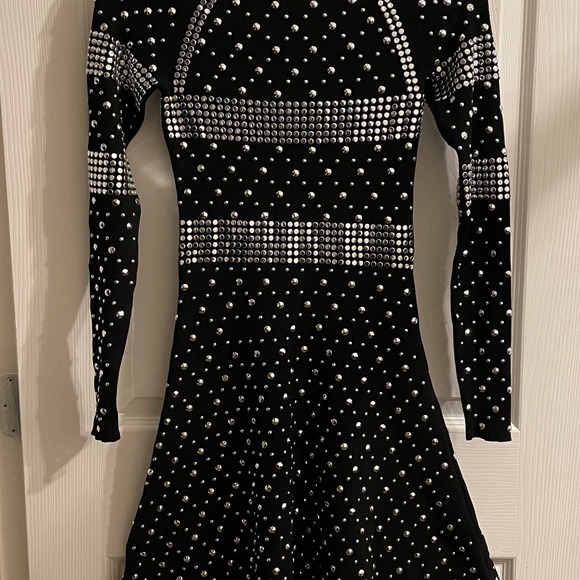 Micheal Kors black and silver rock-stud dress. - Picture 3 of 3